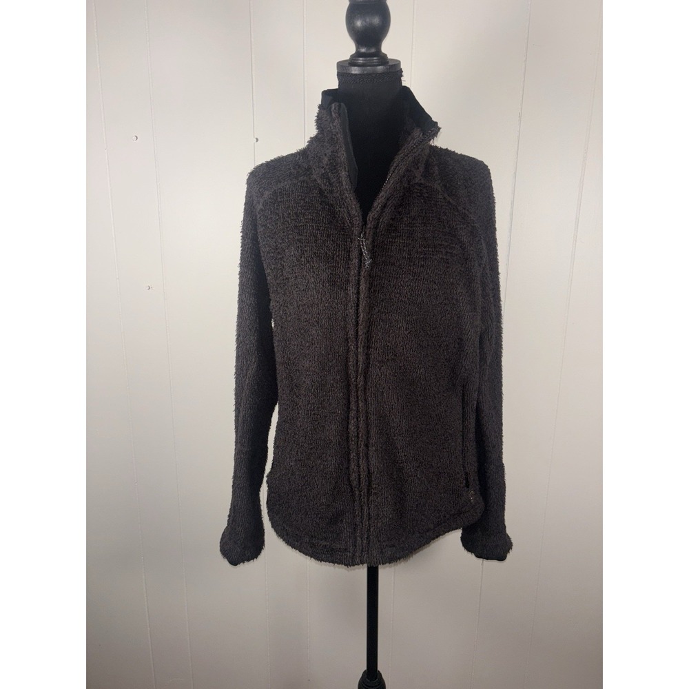 Mountain Hardwear Poodle (deep) Pile Fleece Jacket‎ woman's Medium Brown